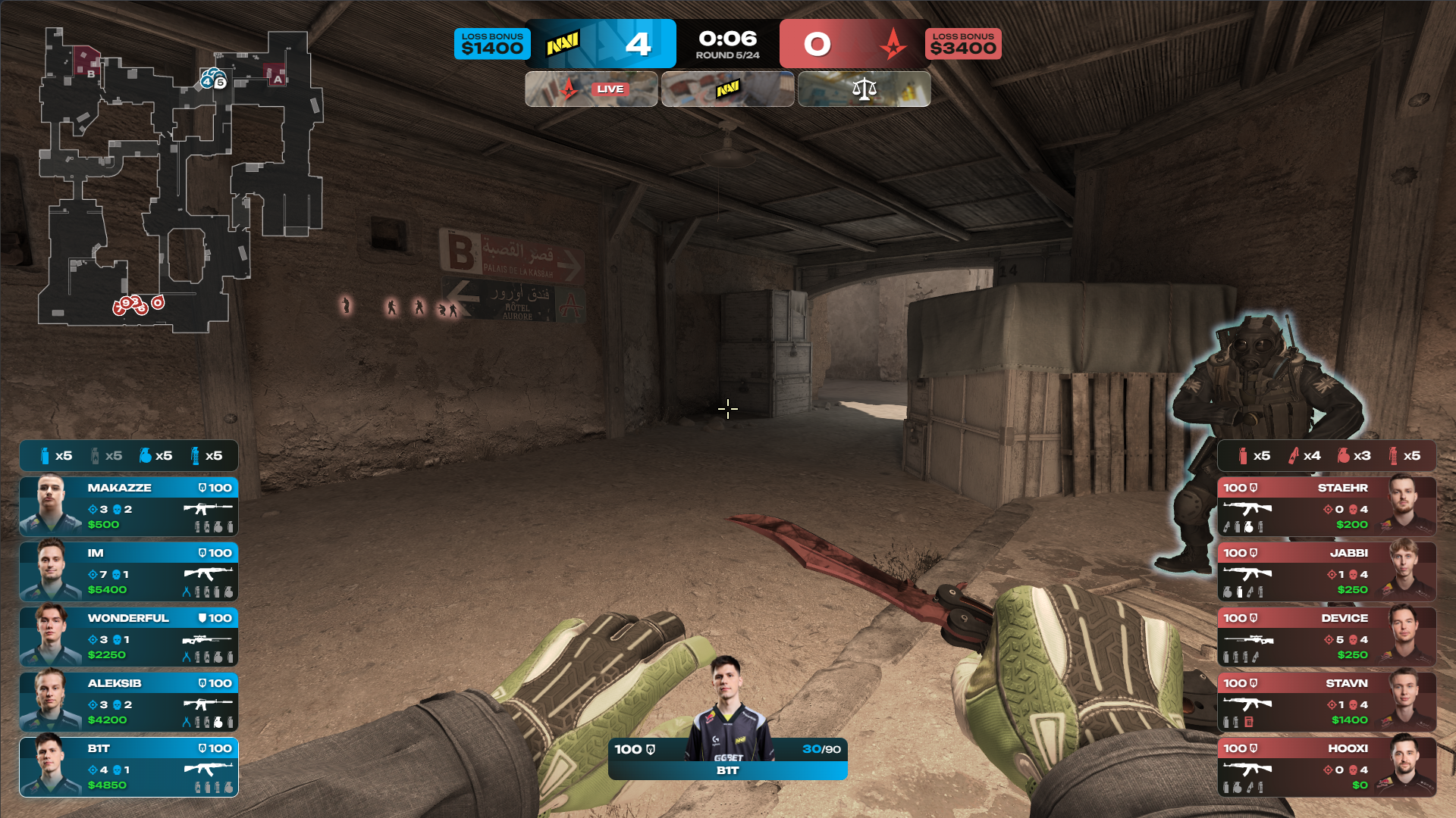 Praxis HUD Manager in-game HUD preview